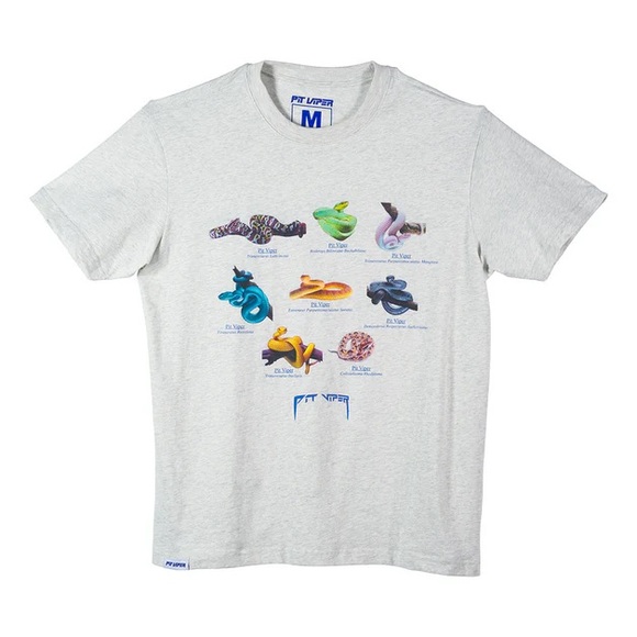 Pit Viper Other - Pit Viper • NWT $55 Snake Expert Tee Gray Graphic T-Shirt with Snake ptp 25”